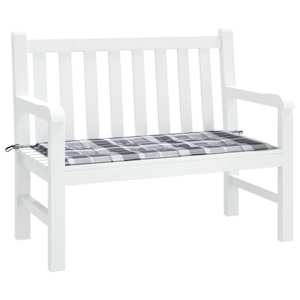 vidaXL Sodo suoliuko pagalvėlė, 100x50x3cm, oksfordo audinys, languota