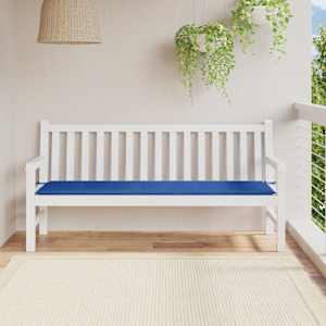 Poduška na zahradní lavici královsky modrá 180x50x3 cm oxford - obrázek 1
