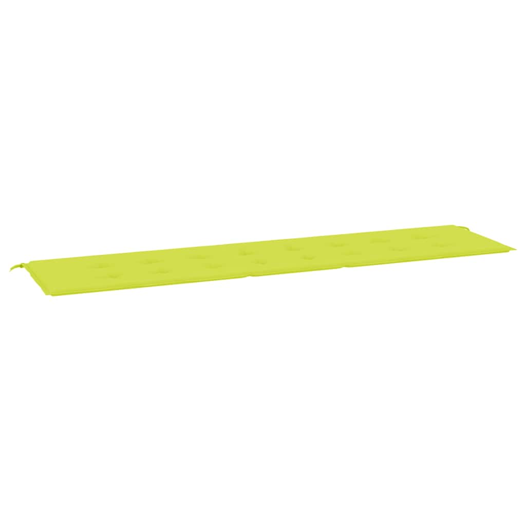 Thumbnail - vidaXL Gartenbank-Auflage Hellgrün 200x50x4 cm Oxford-Gewebe