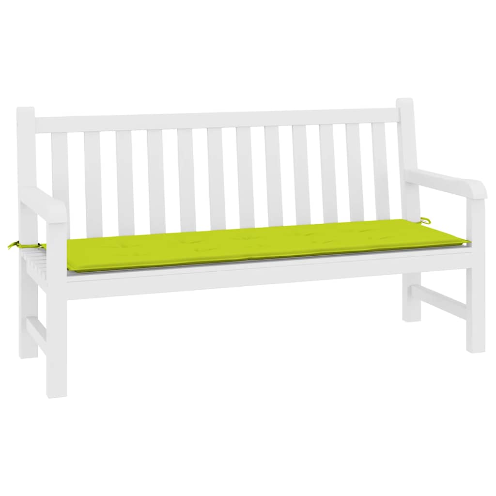 vidaXL Tuinbankkussen 200x50x4 cm oxford stof heldergroen afbeelding