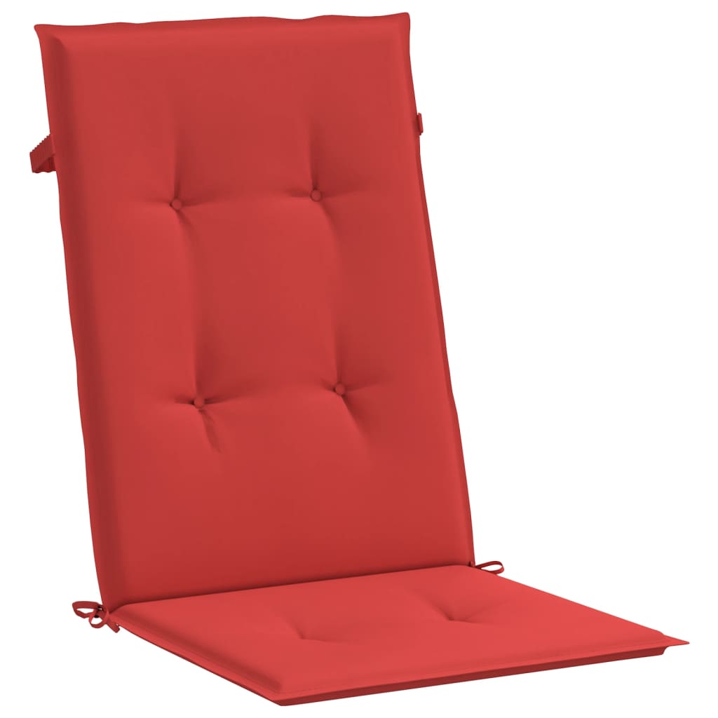 vidaXL Garden Chair Cushions 6 pcs Red 47.2"x19.7"x1.2"