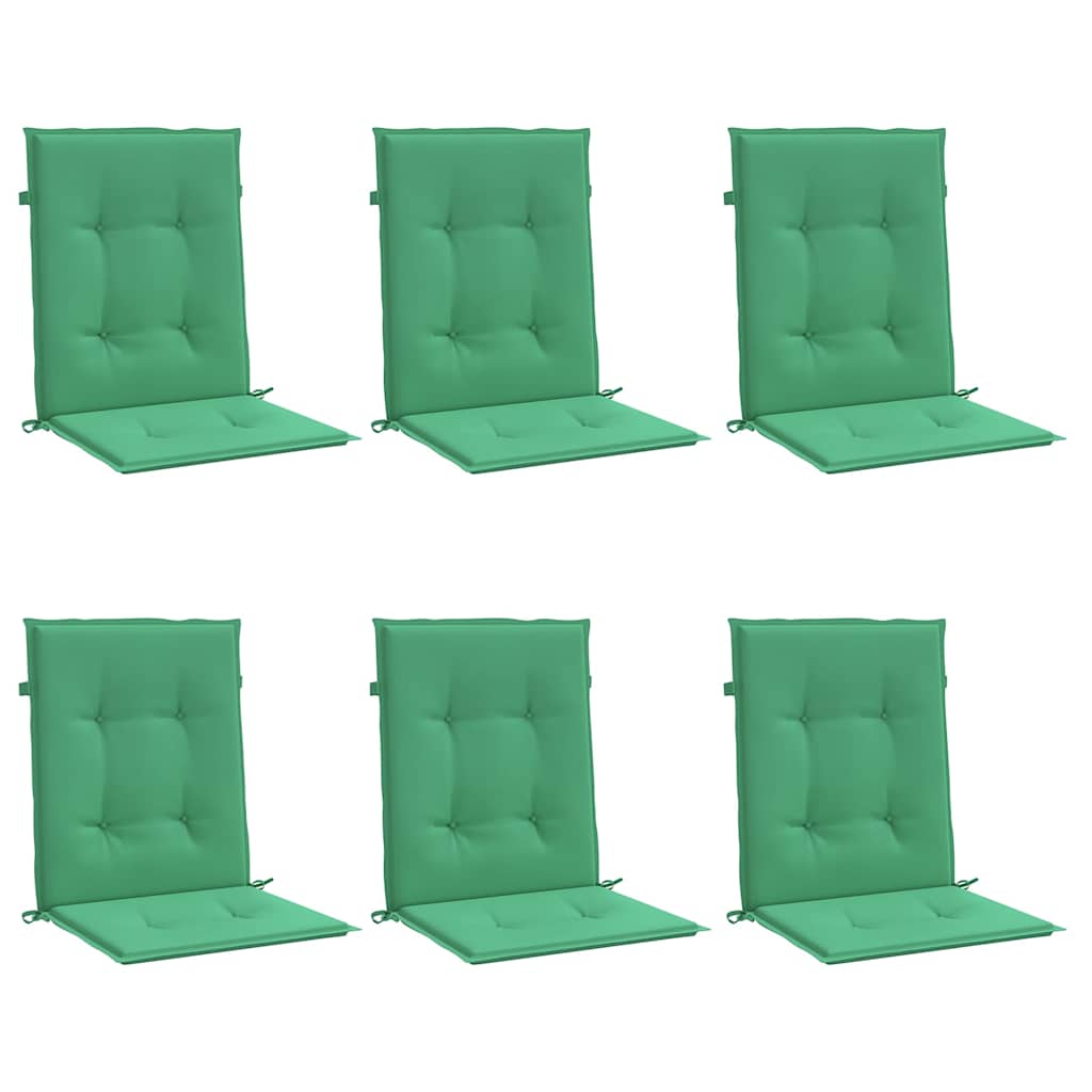 vidaXL Tuinstoelkussens 6 st 100x50x3 cm oxford stof groen, foto 4