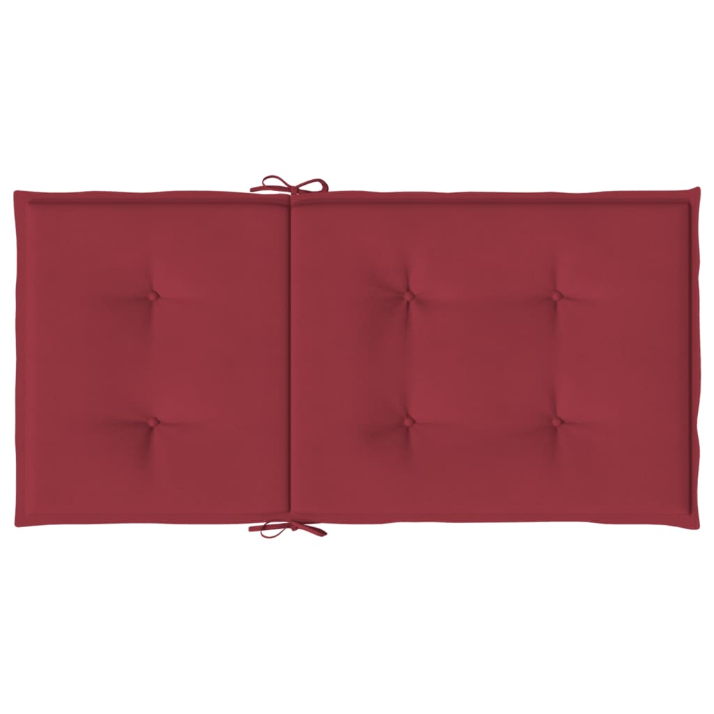 Cuscini Per Sedia 2 Pz Rosso Vino 100x50x7 Cm In Tessuto VidaXL 17 width=274