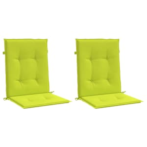 vidaXL Gartenstuhlauflagen f&uuml;r Niedriglehner 2Stk Knallgr&uuml;n 100x50x3cm