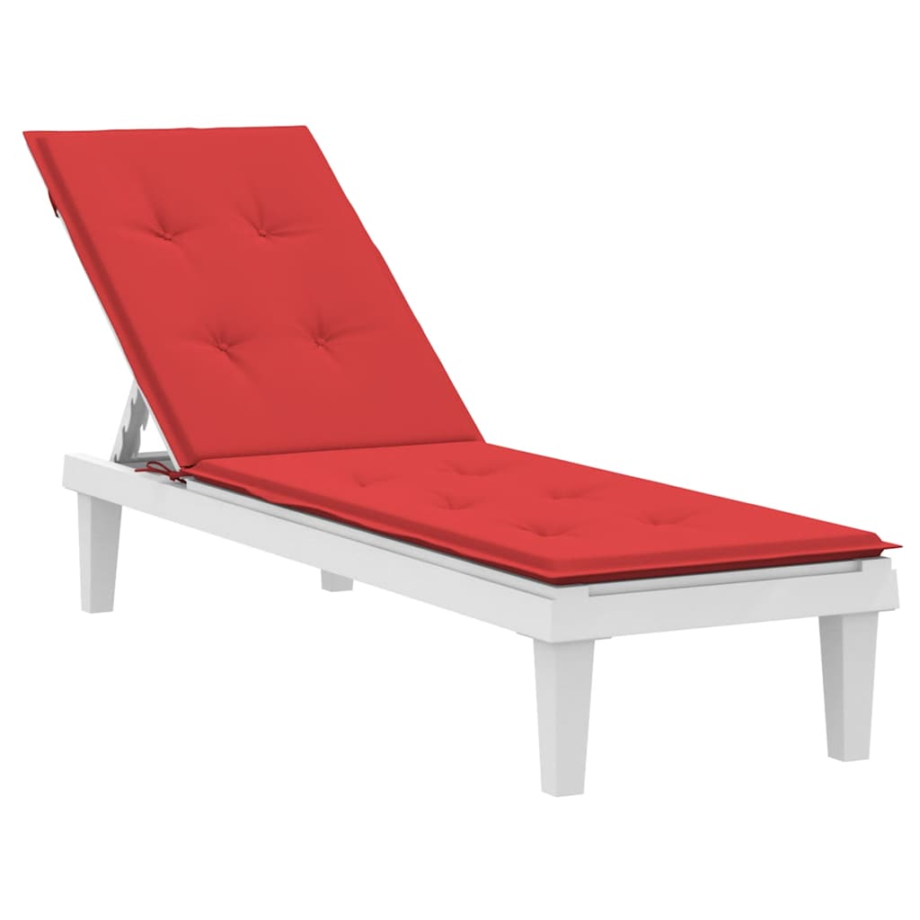 

vidaXL Terrasstoelkussen (75+105)x50x3 cm rood