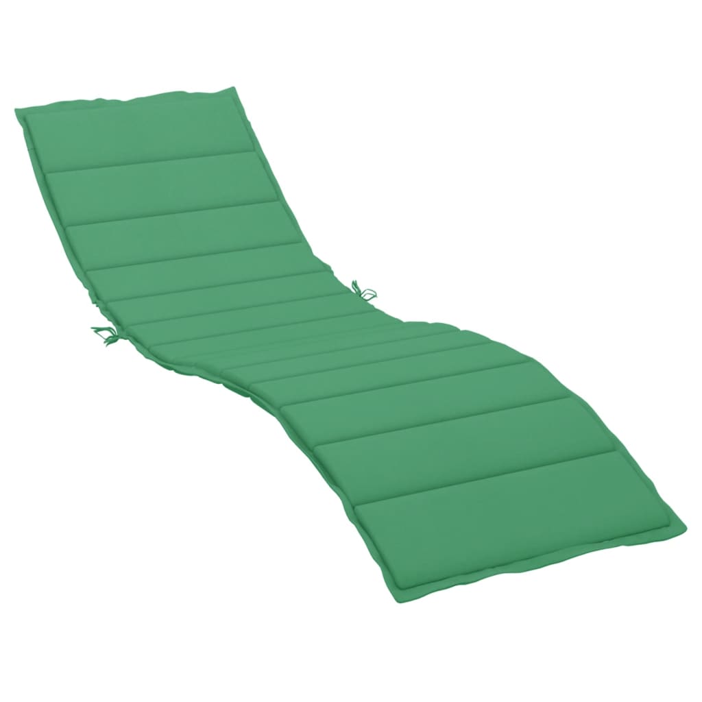 vidaXL Pernă de șezlong, verde, 200x50x3 cm, material textil vidaXL