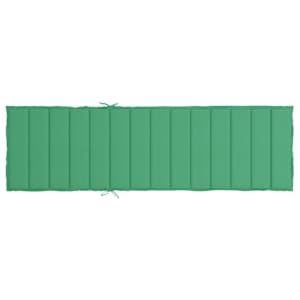 Poduška na lehátko zelená 200 x 50 x 3 cm oxfordská látka - obrázek 5