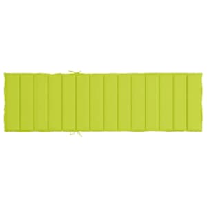 Poduška na lehátko jasně zelená 200 x 50 x 3 cm oxfordská látka - obrázek 5