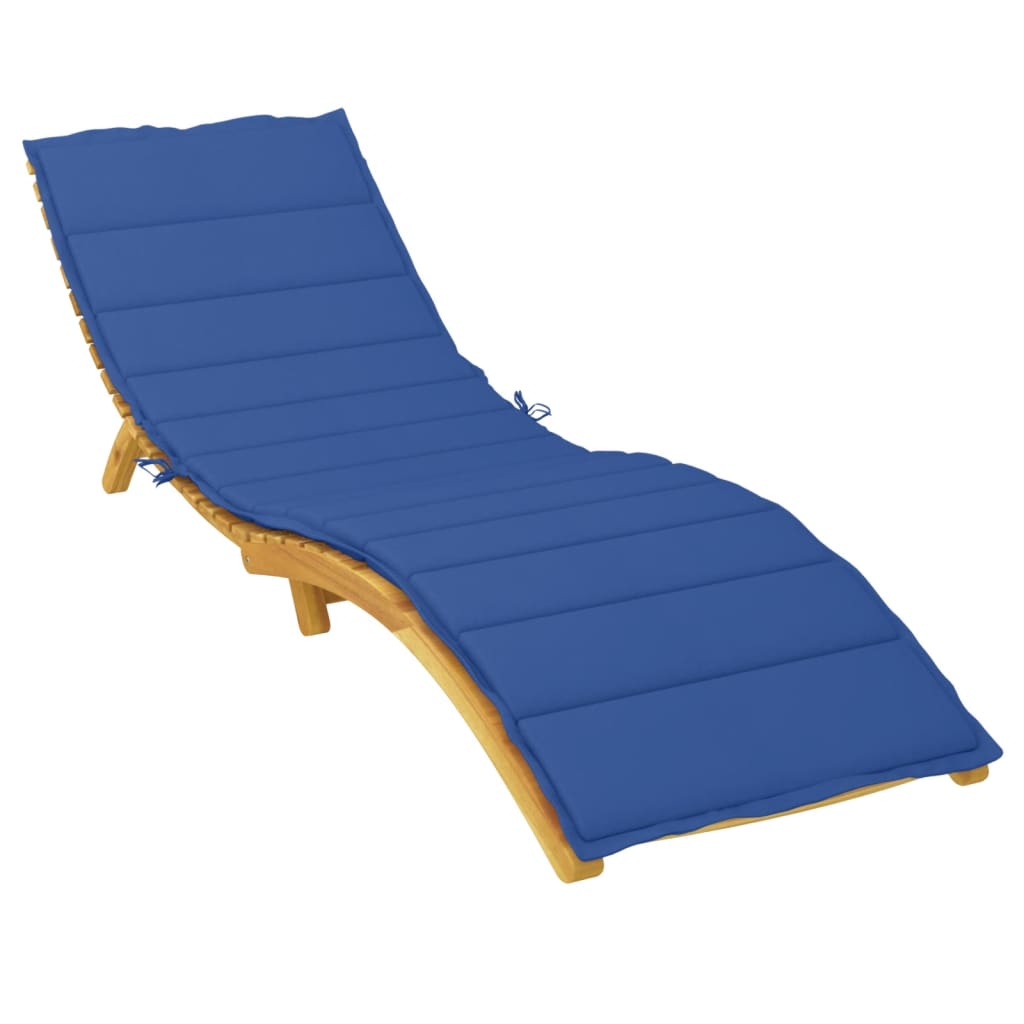 Saulės gulto čiužinukas, mėlynos spalvos, 200x70x4cm, audinys | Stepinfit