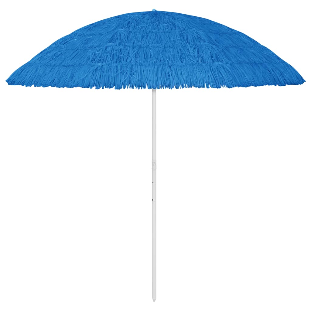 vidaXL Umbrelă de soare de plajă Hawaii, albastru, 300 cm