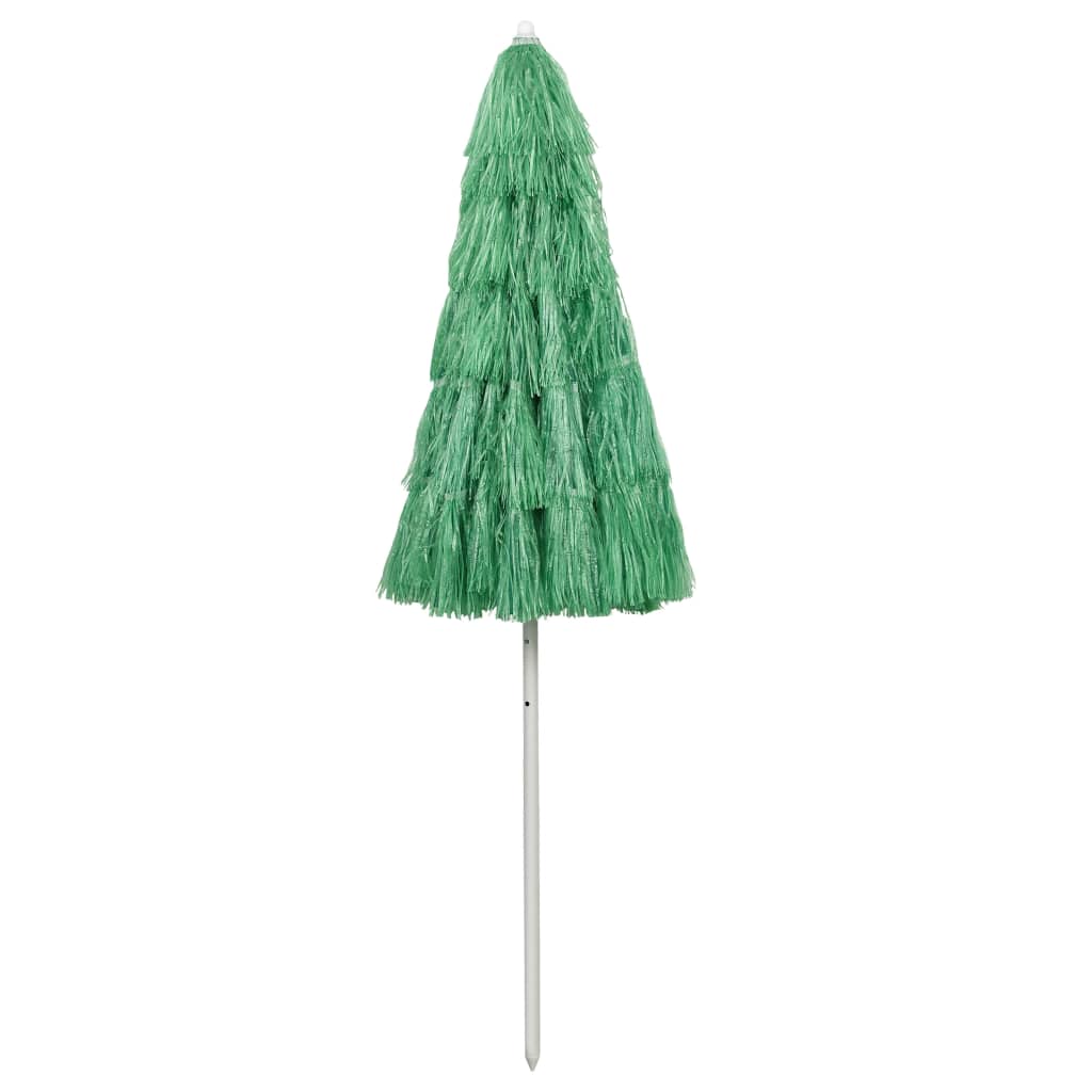 vidaXL Strandparasol Hawaï 240 cm groen afbeelding