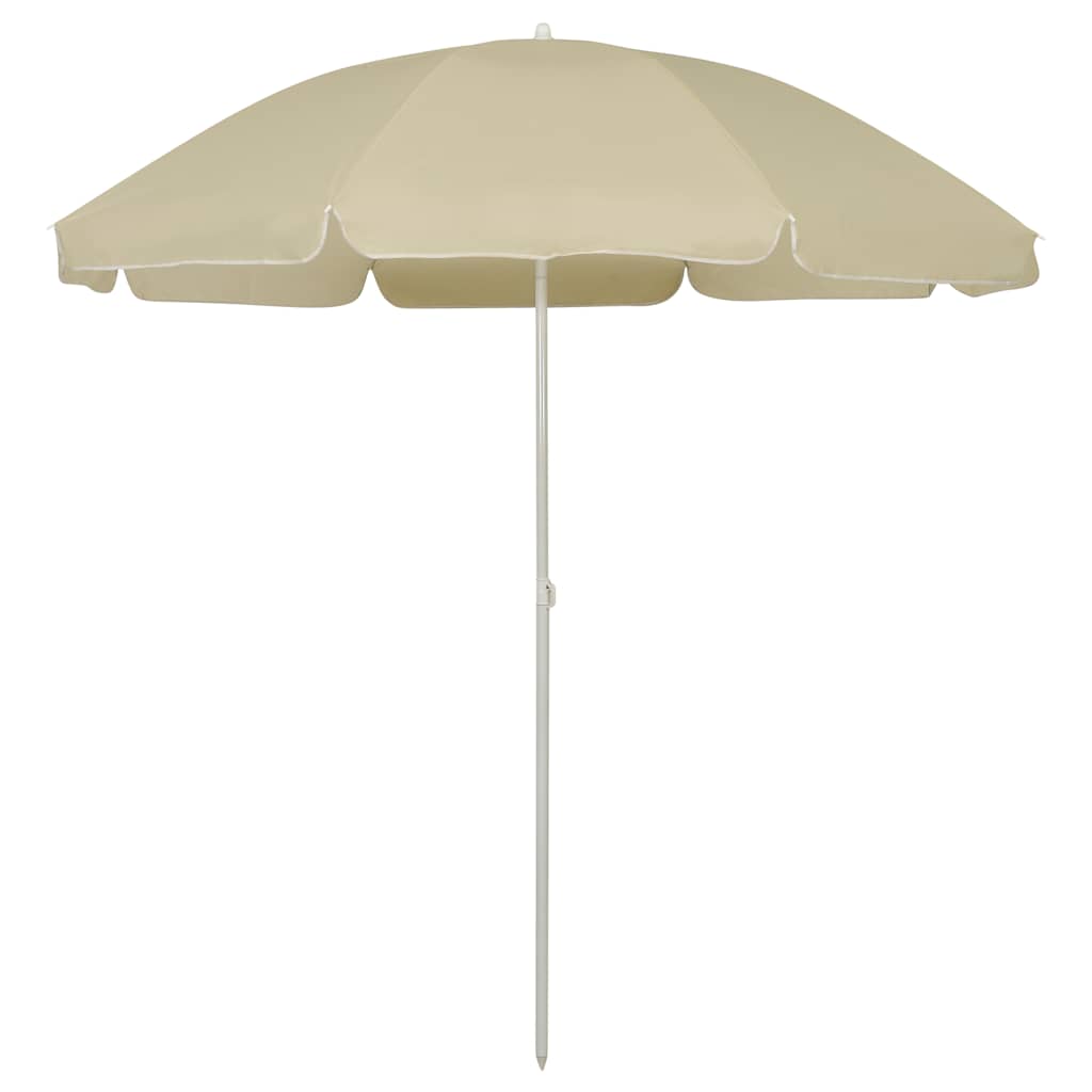 vidaXL Rantavarjo hiekankeltainen 240 cm