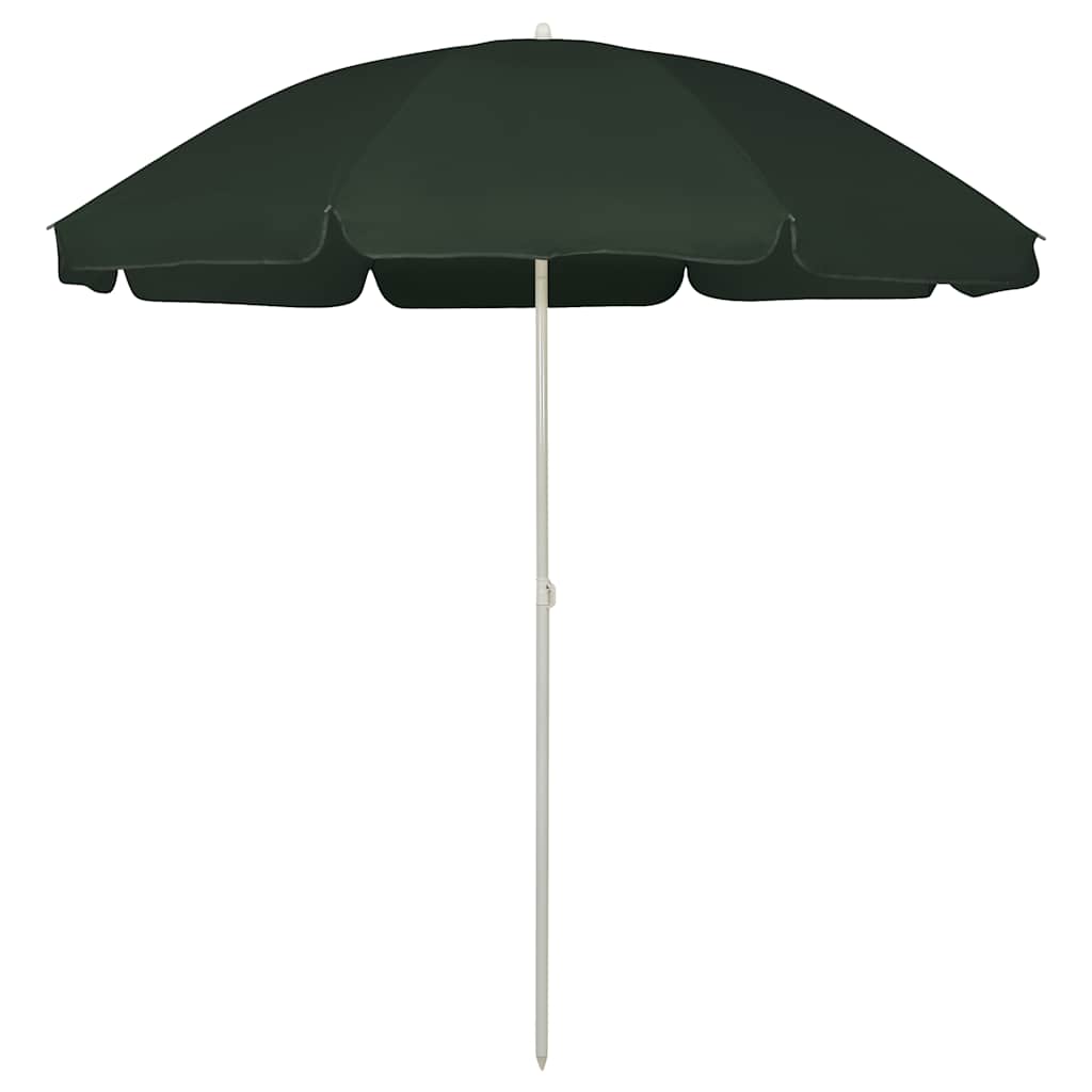 vidaXL Rantavarjo vihreä 240 cm