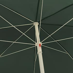 Plážový slunečník zelený 240 cm - obrázek 5