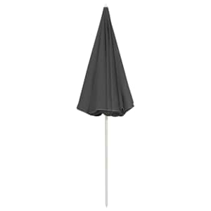 Plážový slunečník antracitový 240 cm - obrázek 4