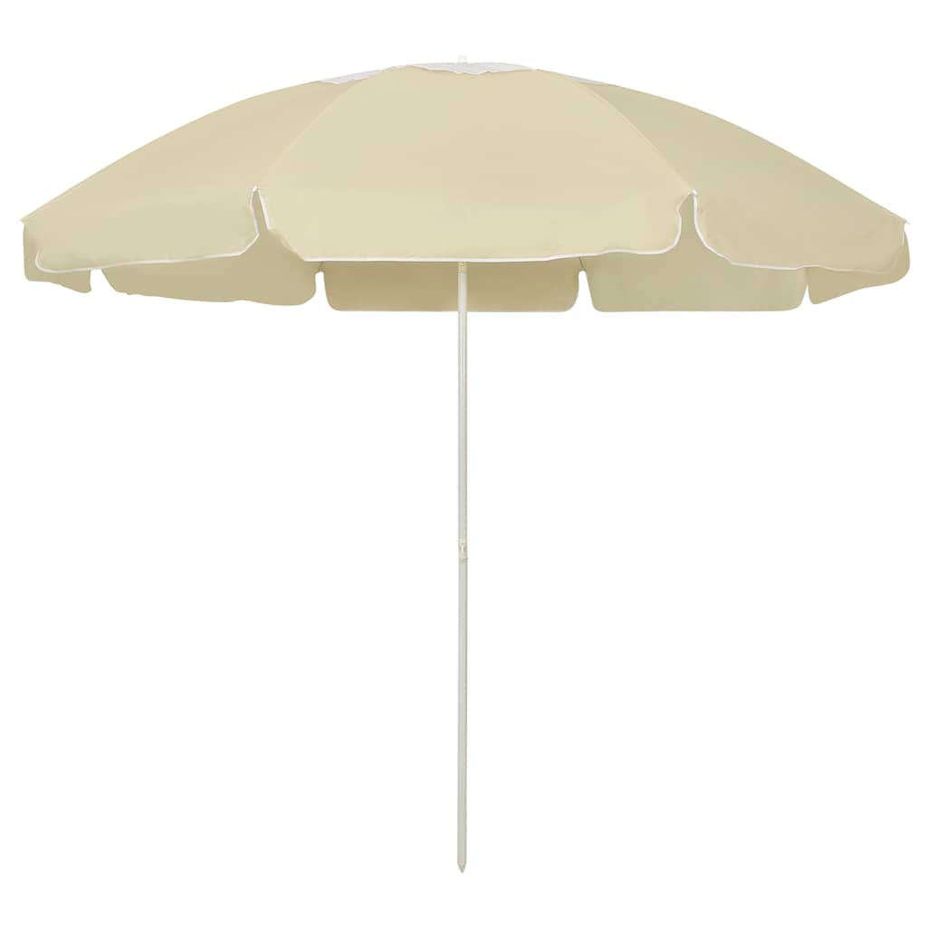 vidaXL Rantavarjo hiekankeltainen 240 cm