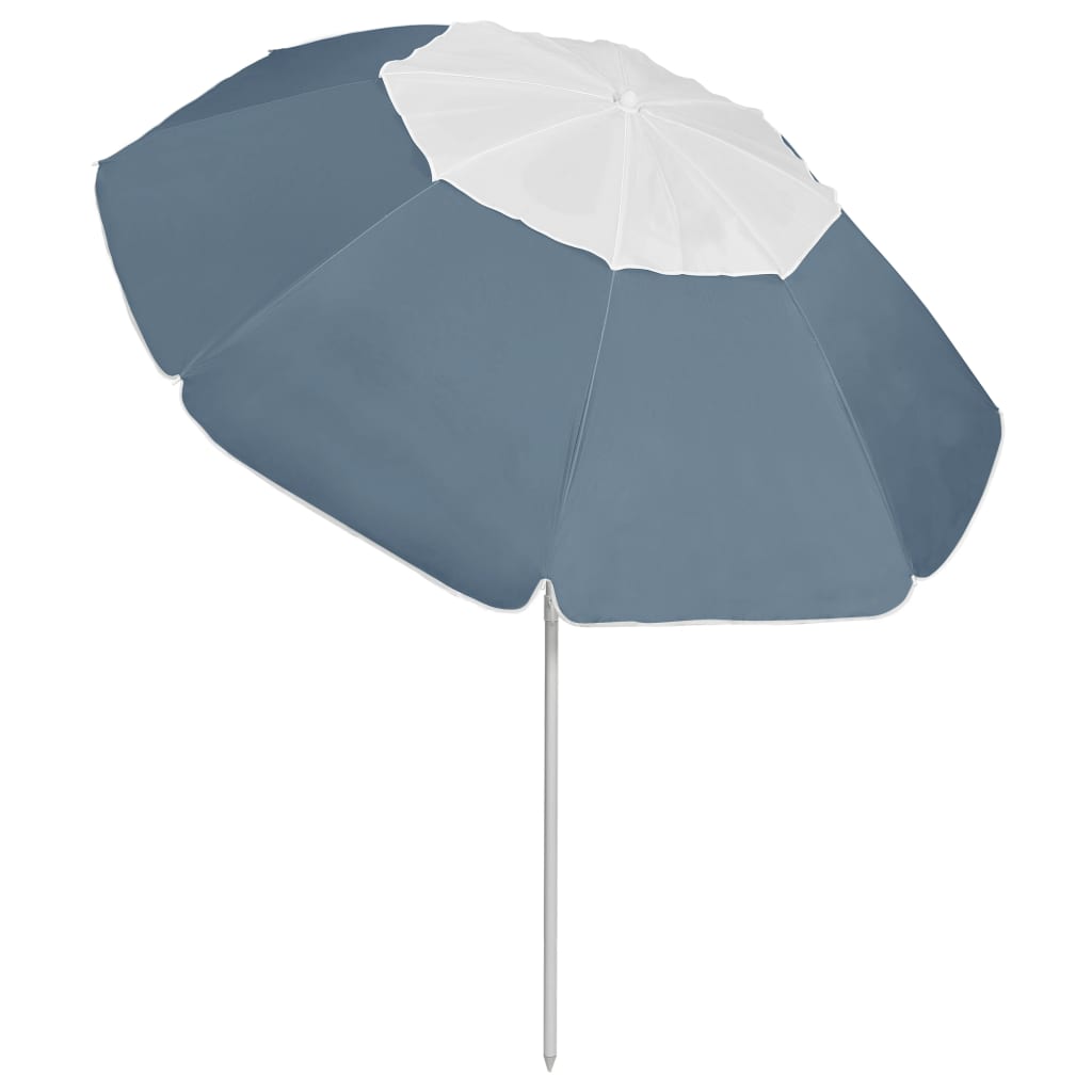Thumbnail - vidaXL Strandschirm Blau 300 cm