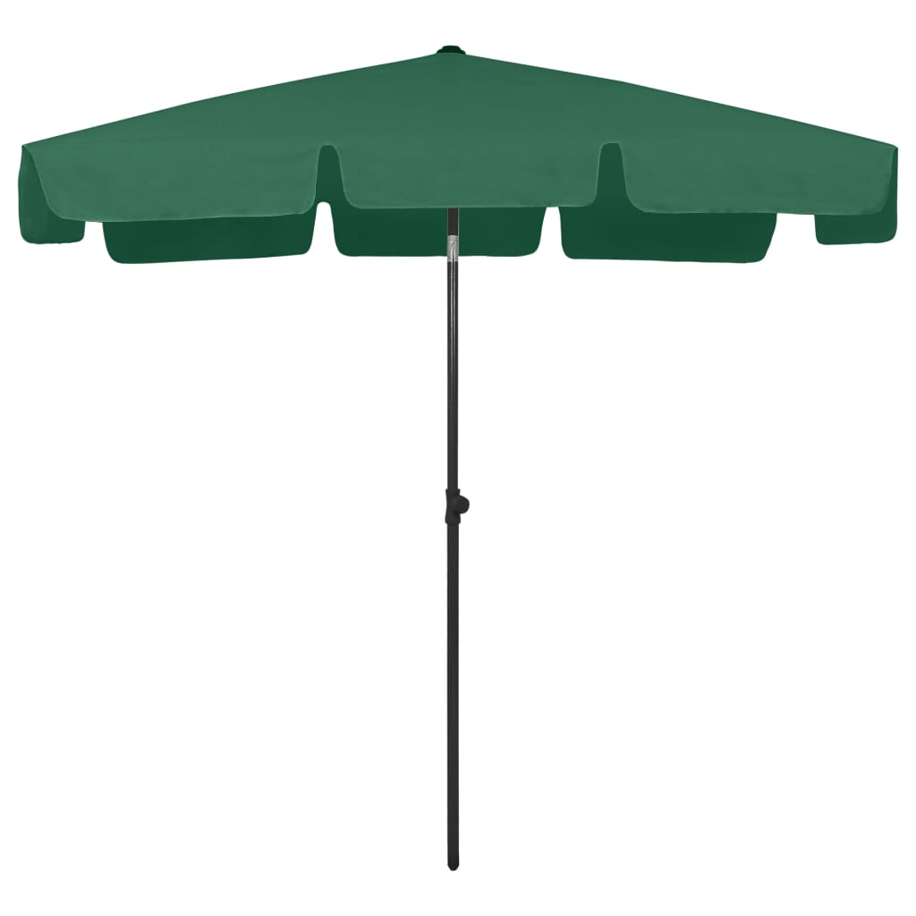 

vidaXL Strandparasol 200x125 cm groen