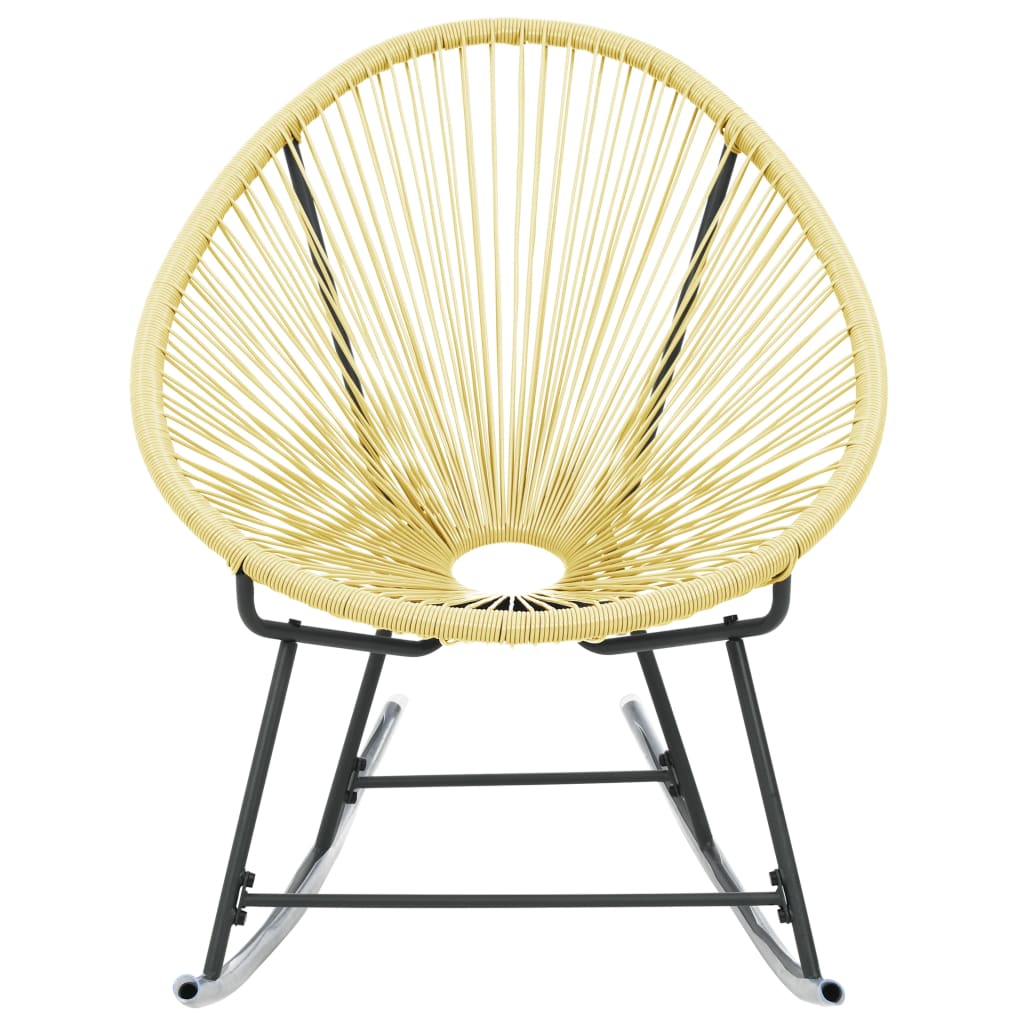 vidaXL bézs polyrattan kültéri Acapulco szék