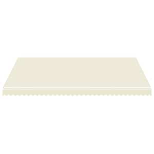vidaXL Awning Cream Polyester with PU coating Large UV-resistant