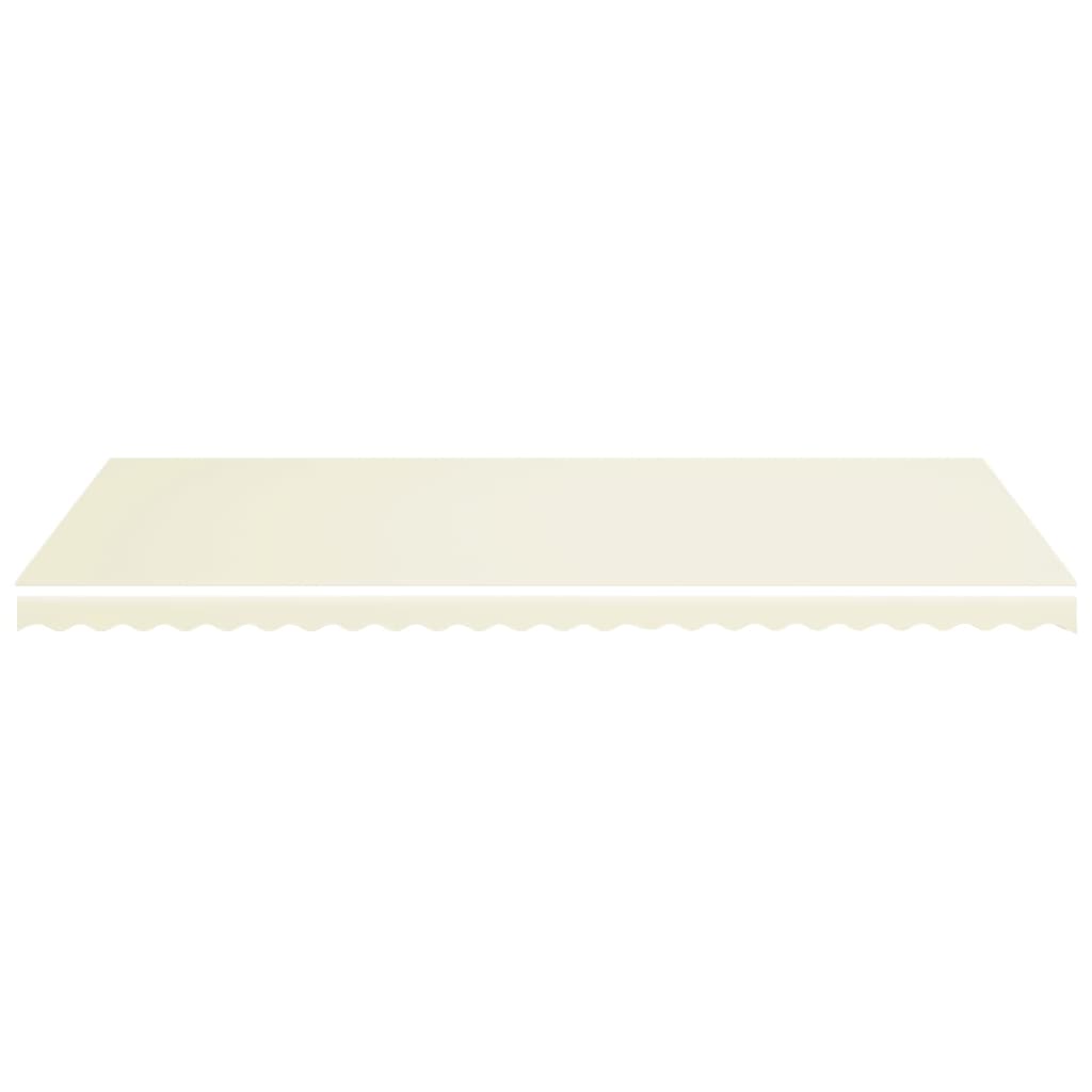 vidaXL Markisenbespannung Creme 6x3,5 m