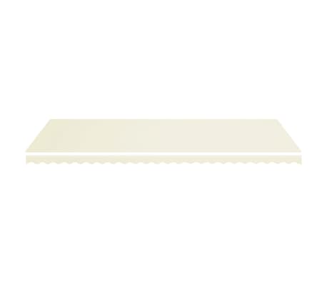 vidaXL Markisenbespannung Creme 6x3,5 m