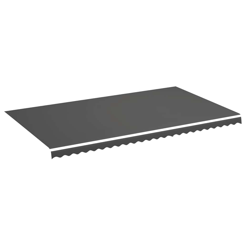 vidaXL Náhradní plachta na markýzu antracitová 580 x 345 cm polyesterová