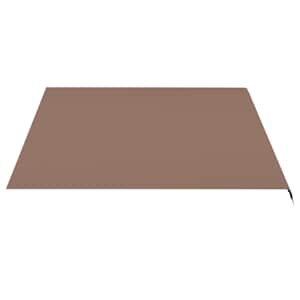 Náhradní plachta na markýzu hnědá 4,5 x 3,5 m polyesterová - obrázek 4