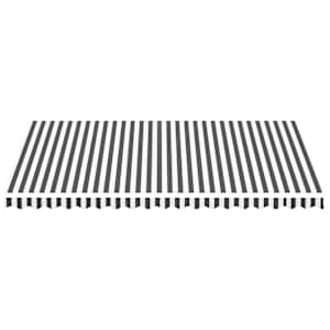 Nadomestno blago za tendo antracitno in belo 4,5x3 m - slika 3