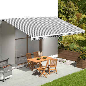 Nadomestno blago za tendo antracitno in belo 6x3,5 m