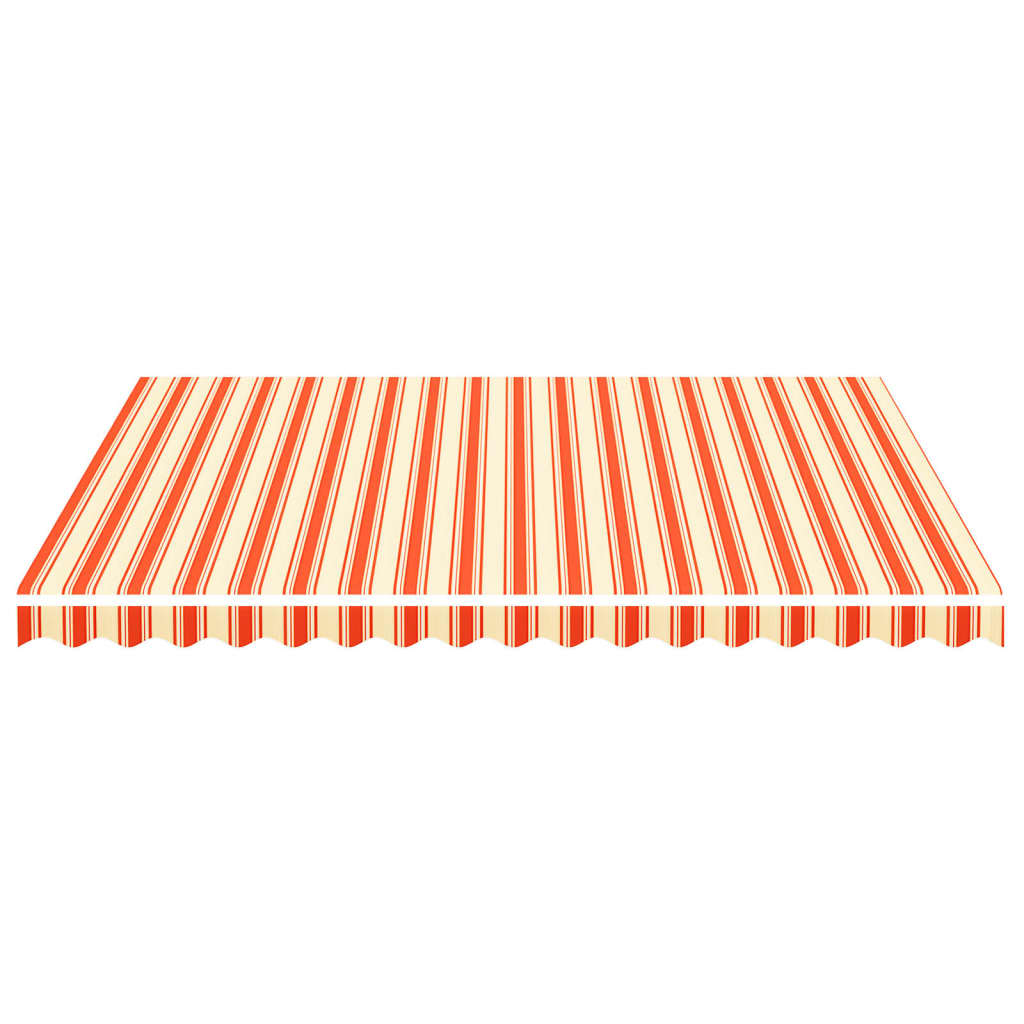 

vidaXL Vervangingsdoek voor luifel 4x3,5 m geel en oranje