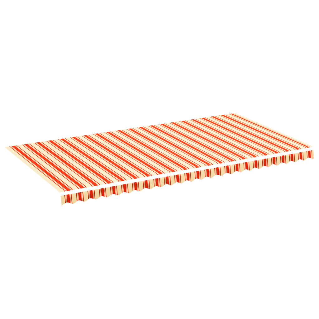vidaXL Náhradní plachta na markýzu žluto-oranžová 6 x 3 m