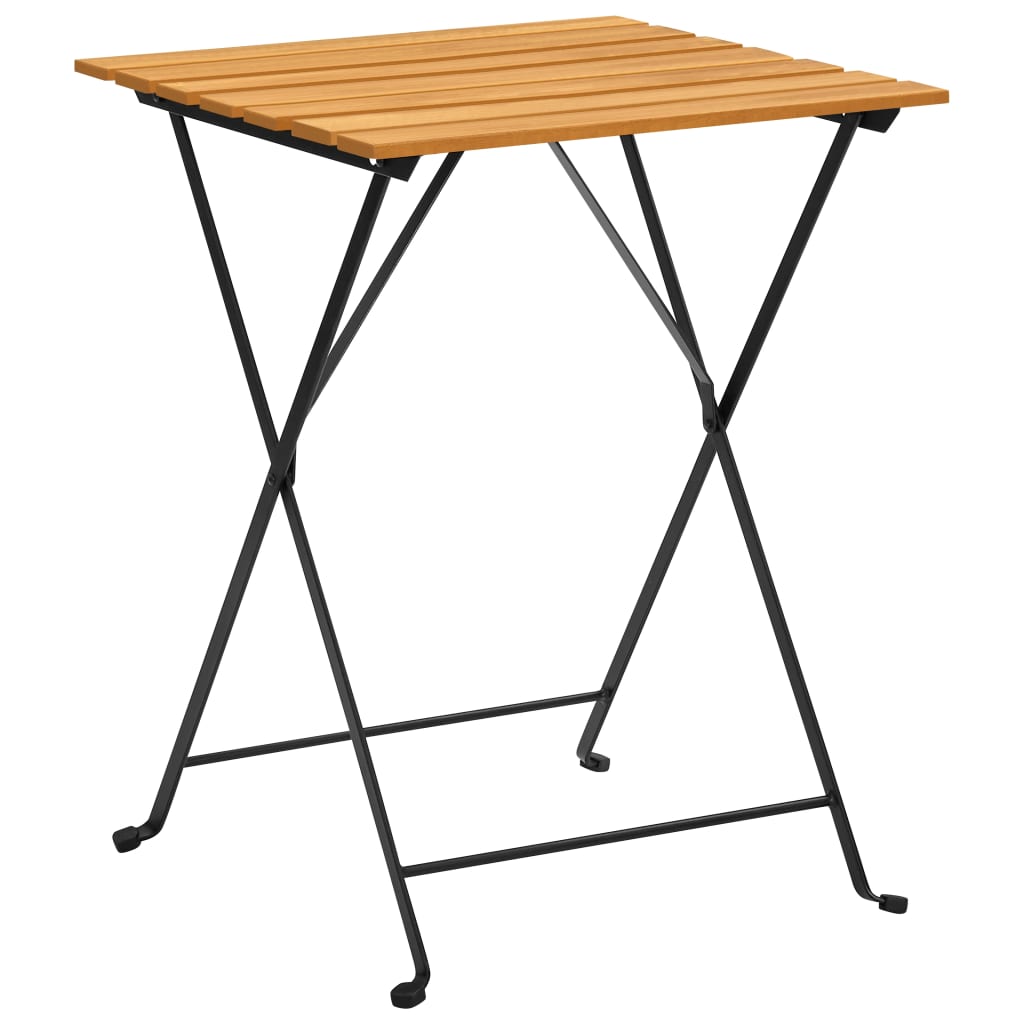

vidaXL Bistro Table 21.7"x21.3"x28" Solid Acacia Wood