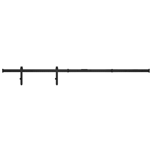 vidaXL minisuuruses liugukse komplekt, s&uuml;sinikteras, 122 cm