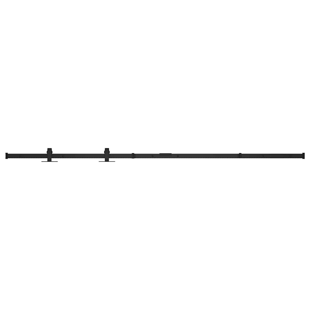 vidaXL Kování pro posuvné dveře skříně uhlíková ocel 152 cm