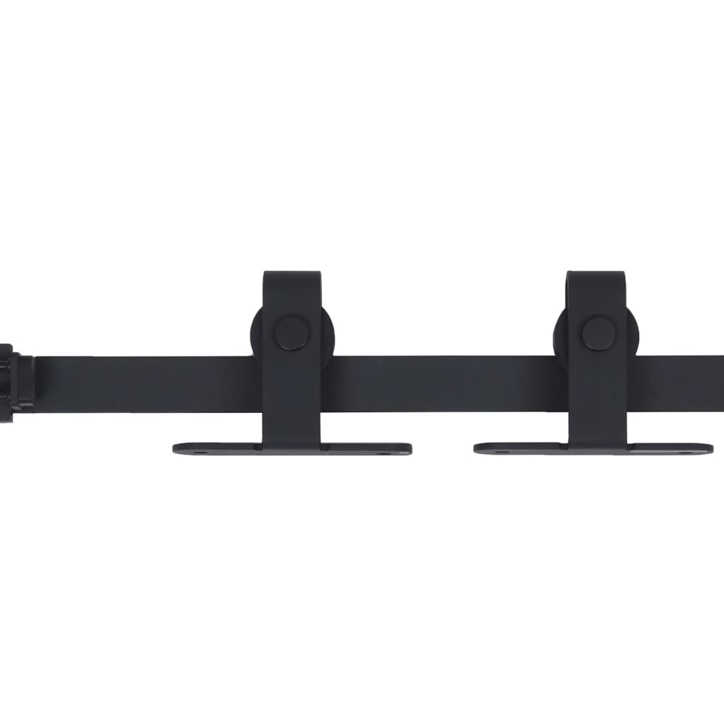 vidaXL Ophangset voor minischuifdeur 122 cm koolstofstaal afbeelding