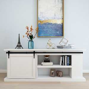 Mini komplet za drsna vrata omare iz ogljikovega jekla 200 cm