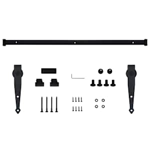 Kování pro posuvné dveře skříně uhlíková ocel 152 cm - obrázek 5