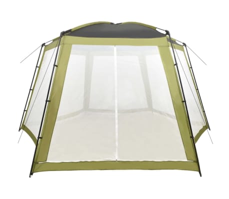 vidaXL Palapinė baseinui, žalios spalvos, 590x520x250cm, audinys