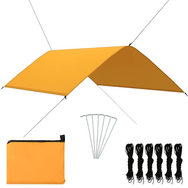 vidaXL &otilde;uepresent, 3 x 2 m, kollane