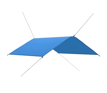 vidaXL Prelată de exterior, albastru, 4x4 m