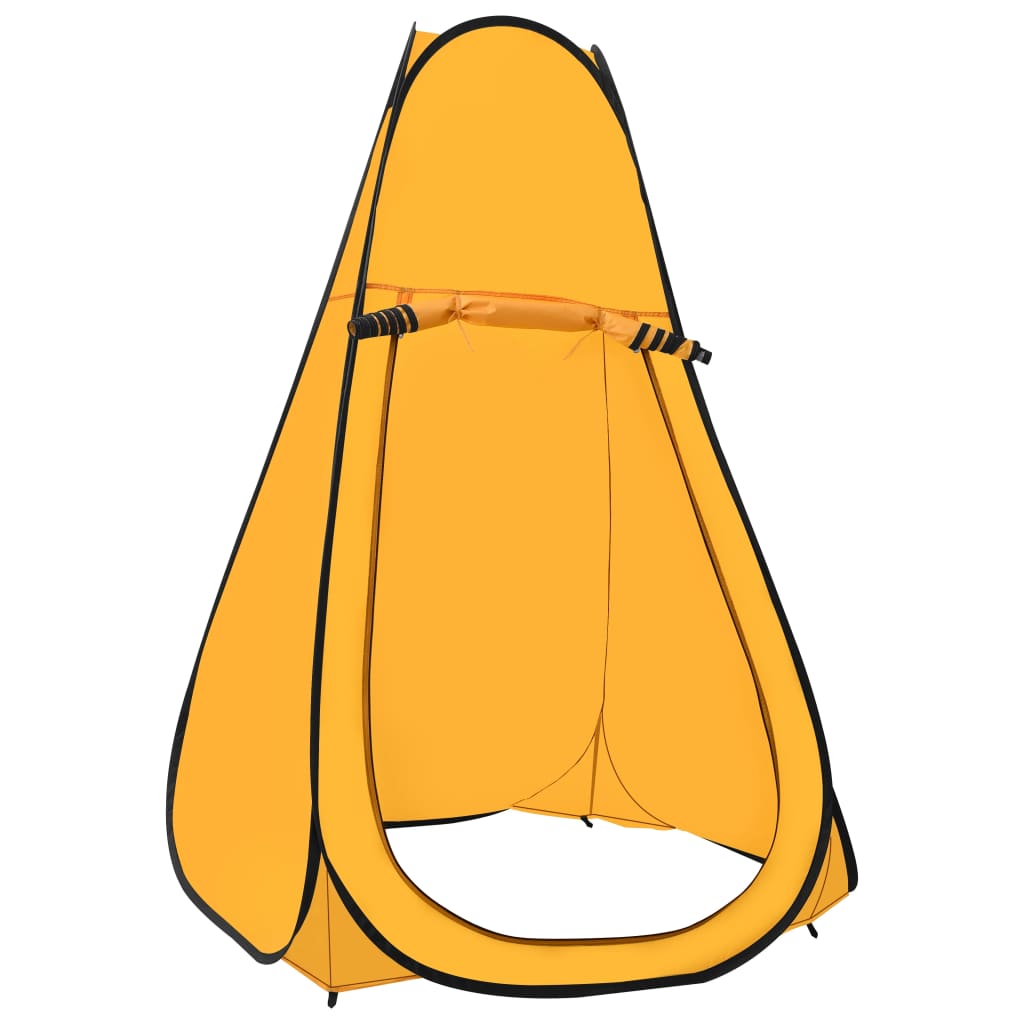 vidaXL Pop Up Shower Tent Yellow
