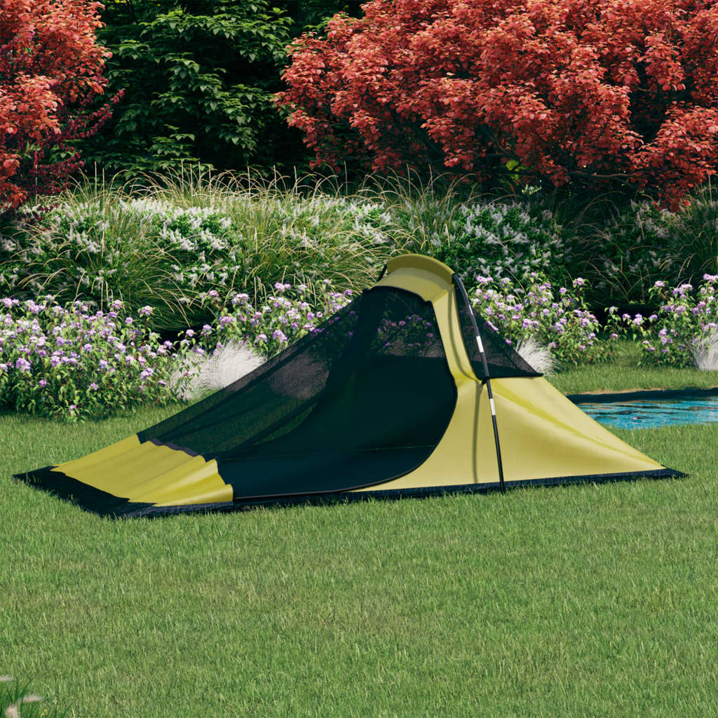 vidaXL Tente de camping 317x240x100 cm Vert