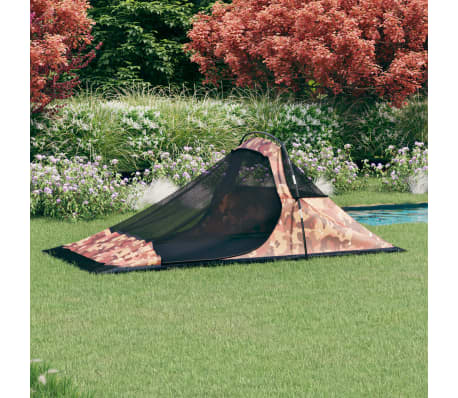 vidaXL Tent 317x240x100 cm camouflage