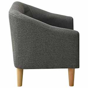 Dětská sedačka šedá textil - obrázek 3