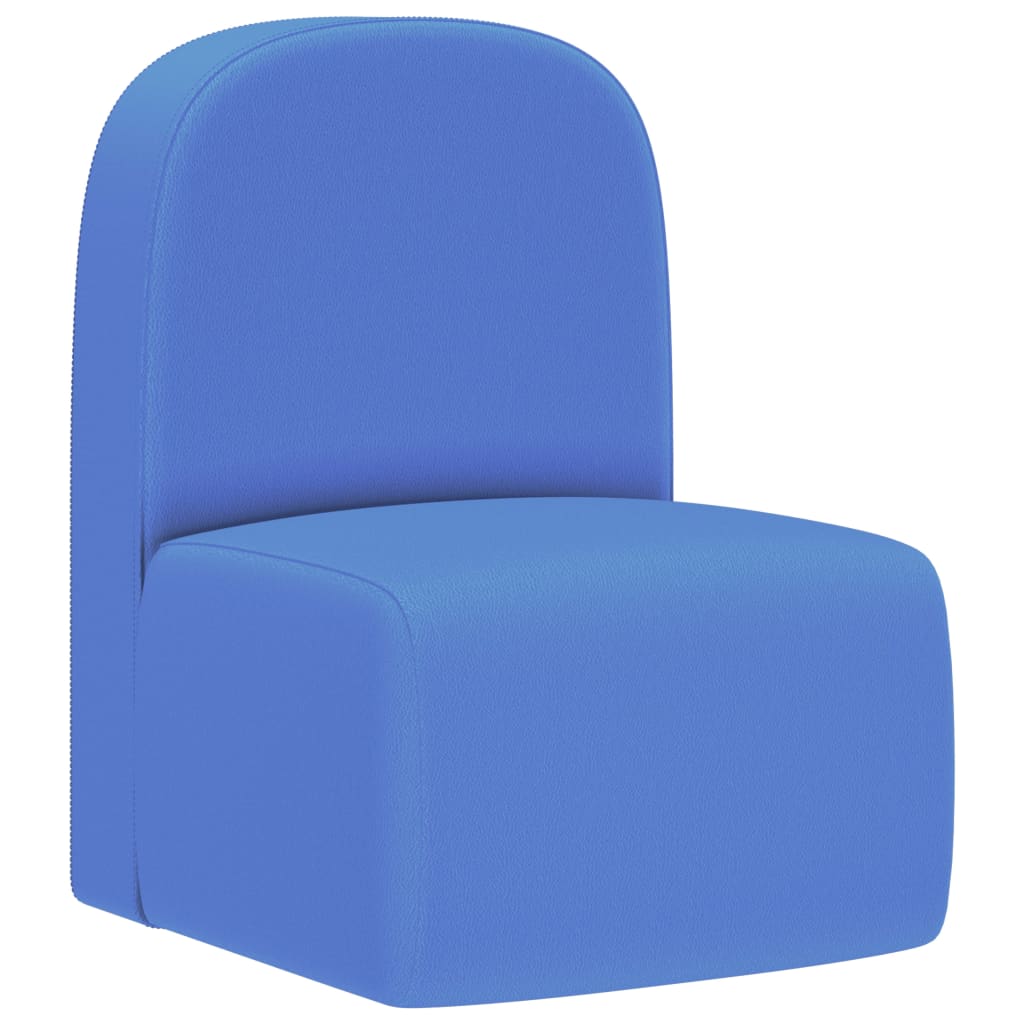 Canapé Pour Enfants 2 En 1 Bleu Similicuir VidaXL 18 width=274