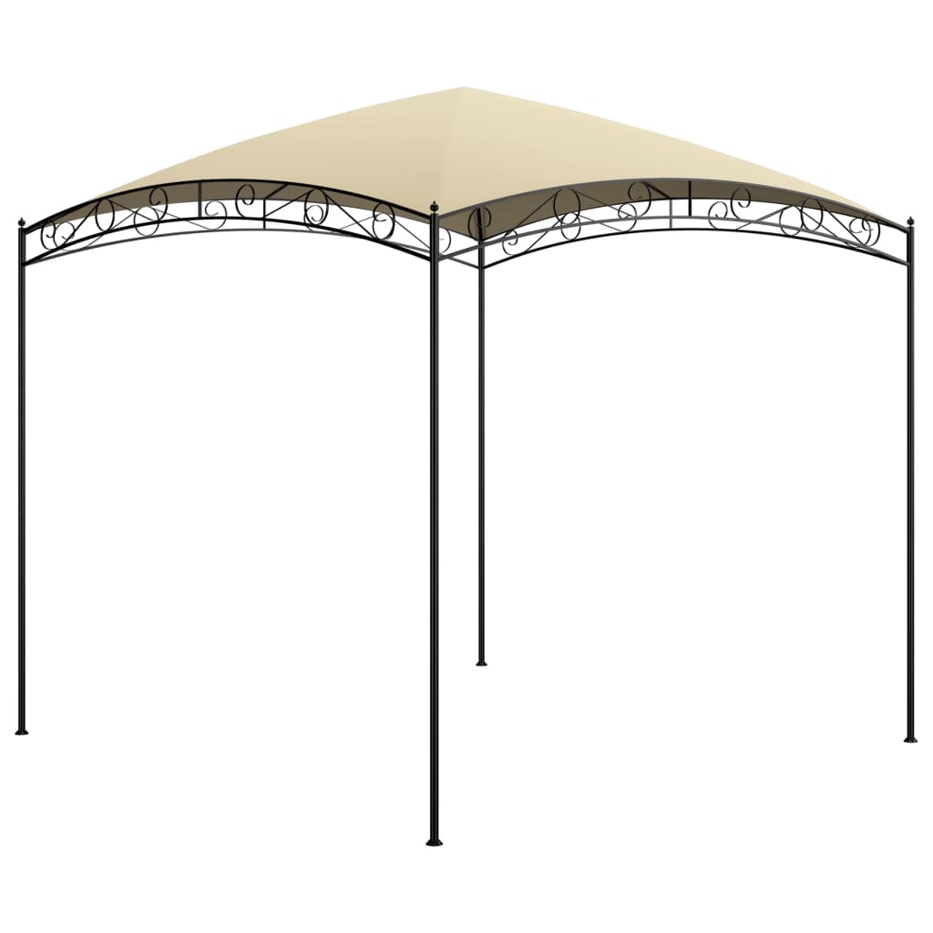 vidaXL Pavilion, crem, 3 x 3 x 2,65 m, 180 g/m²