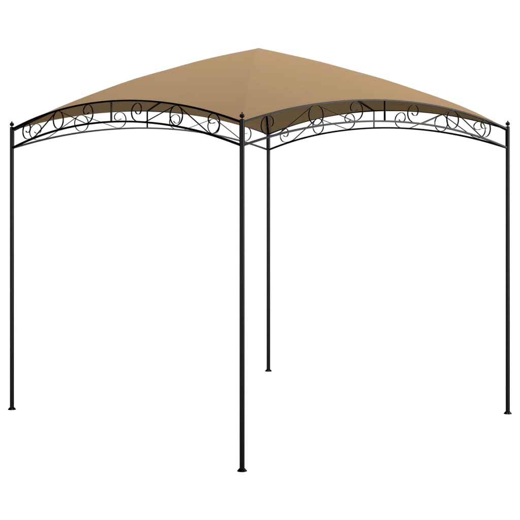 vidaXL Pavillon 3x3x2,65 m Taupe 180 g/m²