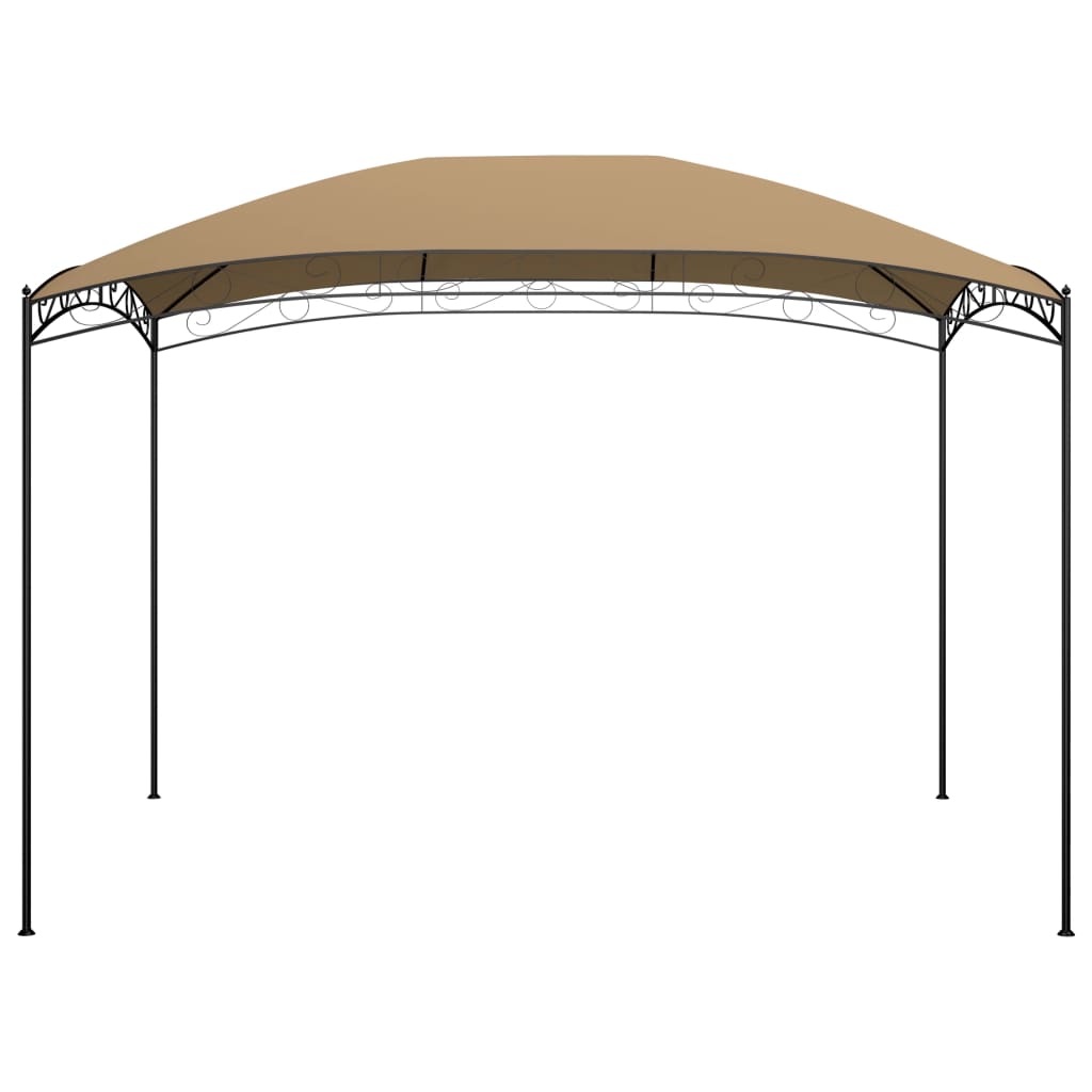 vidaXL Pavilion, gri taupe, 3x4x2,65 m, 180 g/m²