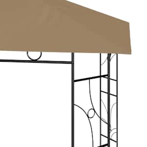 Altán 3 x 3 x 2,7 m taupe 160 g/m² - obrázek 3